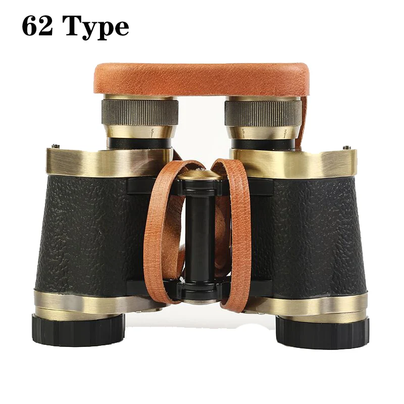 

Professional 8X30 Military Binoculars HD High Power Pure Copper Telescope Powerful 62 Type Vintage For Tourism Hunting Camping