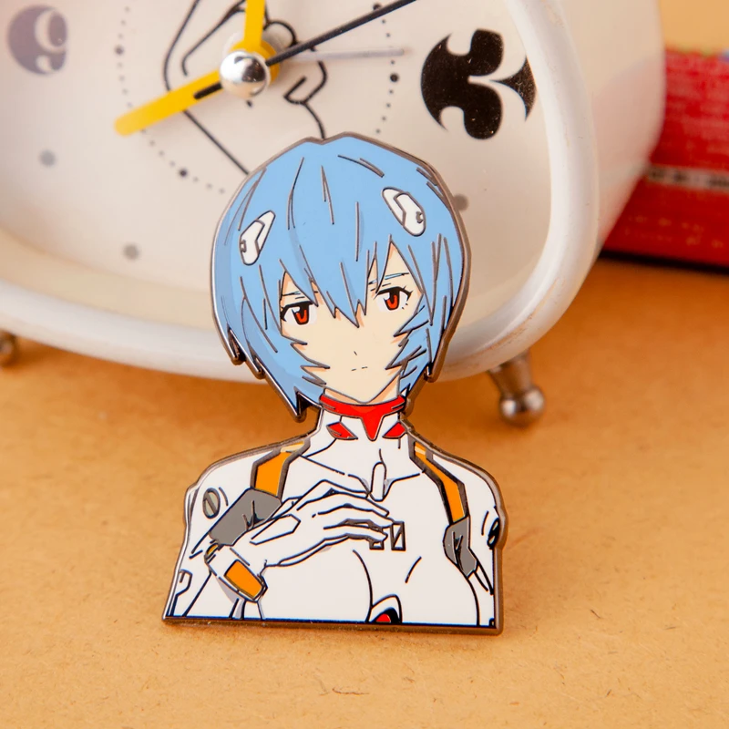 Evangelion Ayanami Rei Anime Revers Spelden Rugzak Jeans Emaille Broche Pin Mode Sieraden Geschenken Eva Asuka Langley Soryu Badges