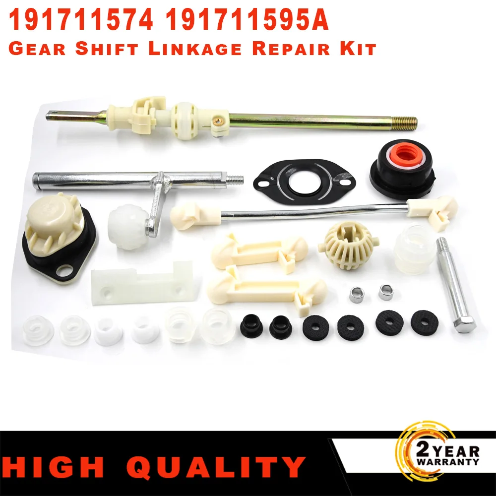 Car Gearbox Gear Shift Linkage Repair Kit For VW GOLF JETTA MK2 1983-1992 Gear Shifting Repair 191711574 191711595A