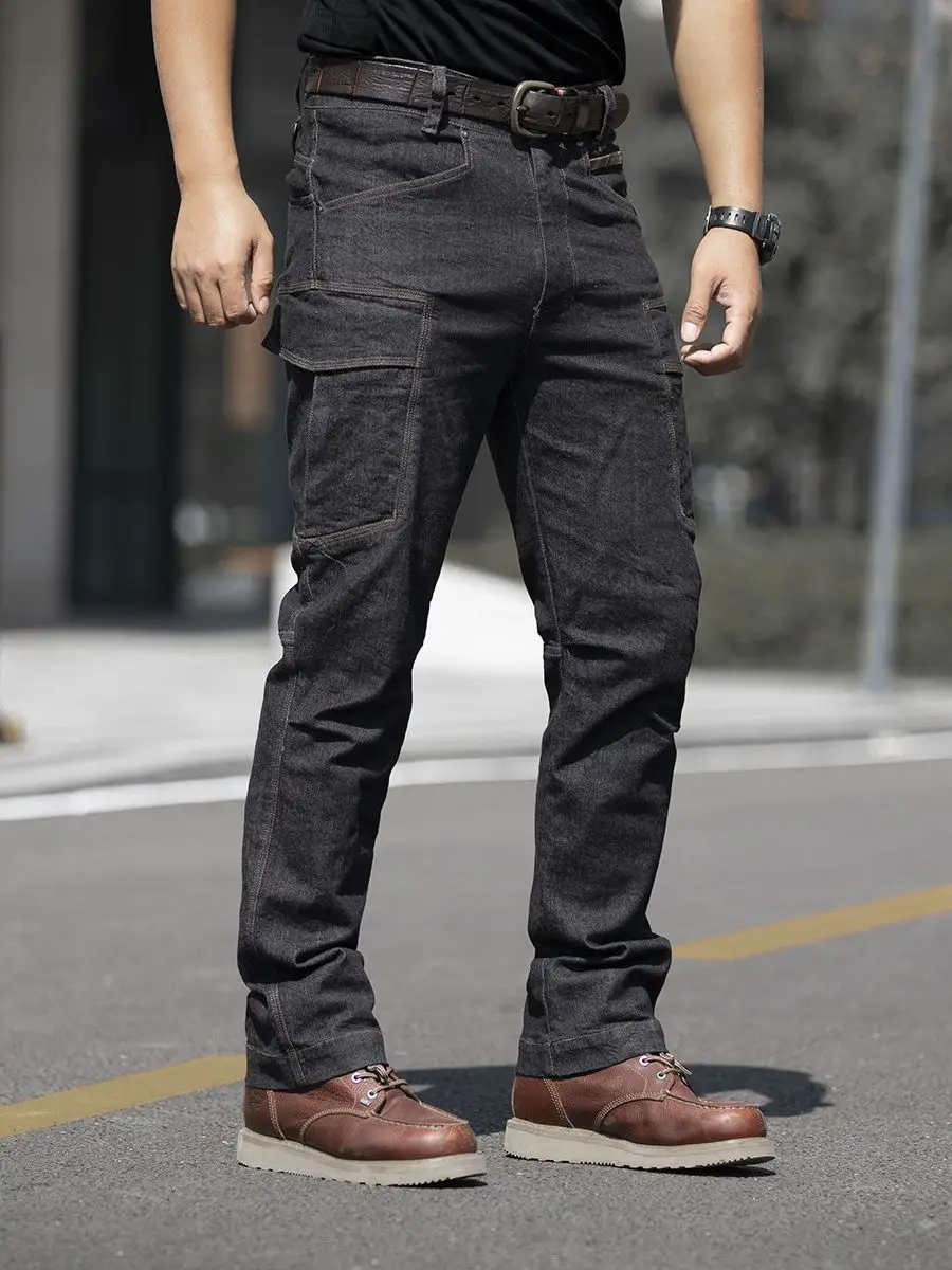 

Tactical Tom Outdoor tactical pants, elastic jeans, high-end men's autumn multi pocket work pants, combat pants