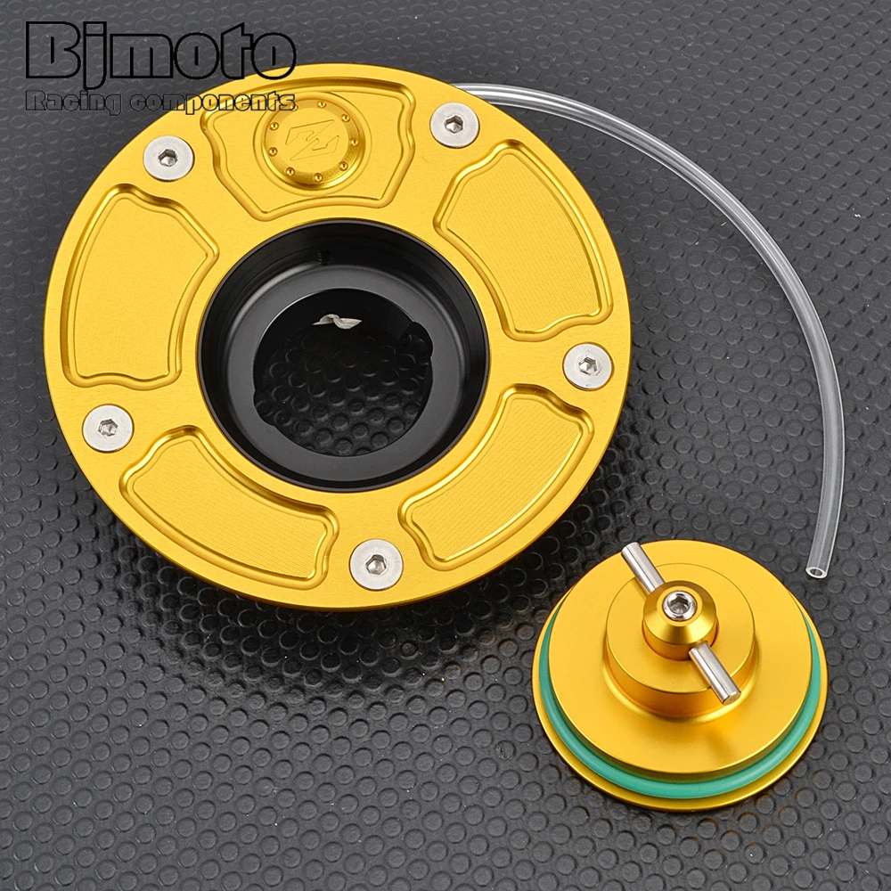 Motorcycle Fuel Tank Cap Keyless Gas Cover For Kawasaki Z900RS Z900 RS H2 H2R 2017 2018 2019 2020 2021 2022 2023 2024 2025 2026