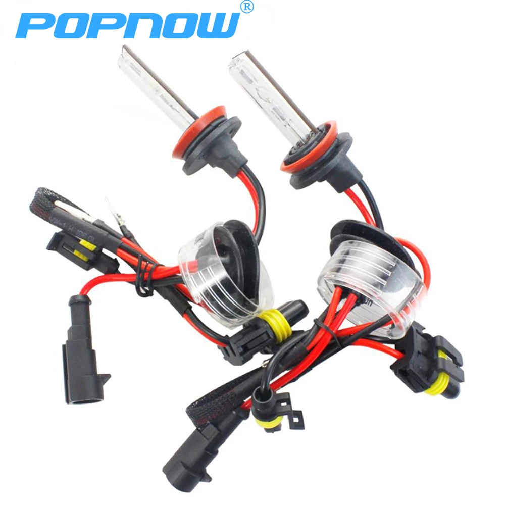 POPNOW 35W 55W HID Xenon Light Bulb H1 H3 H7 H11 9005 9006 Auto Car Headlight Lamp 3000K 4300K 5000K 6000K 8000K 10000K 12000K