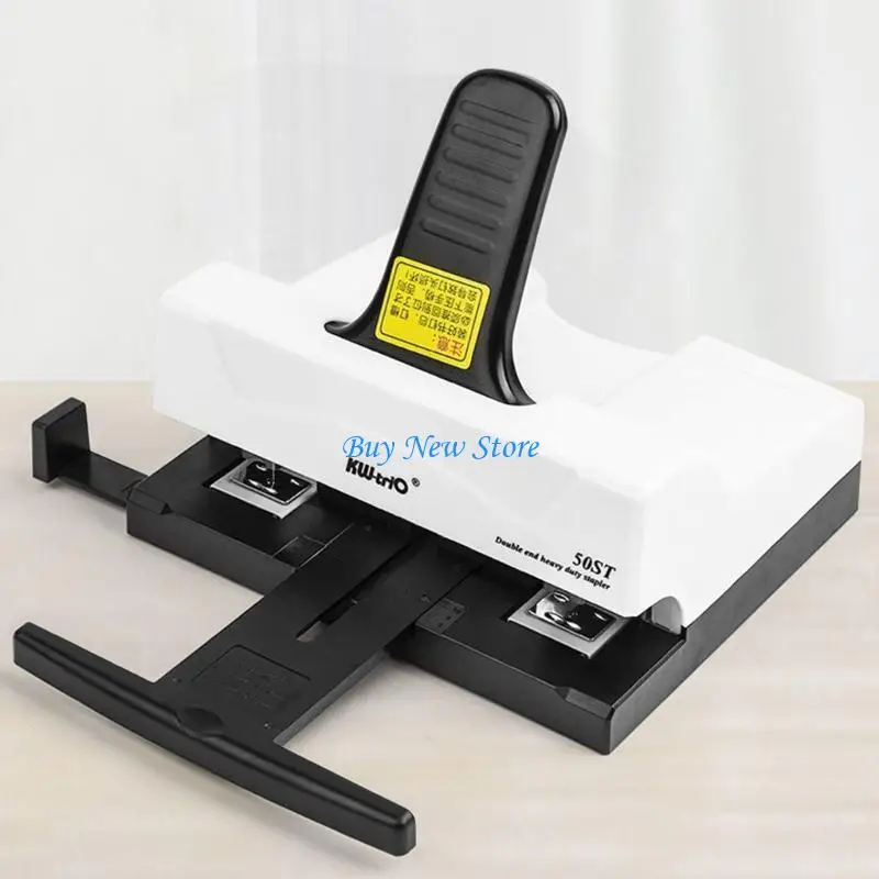 20CE 50 ورقة دباسة بدون جهد لتوفير العمالة دباسة مكتبية سهلة التحميل دباسة مكتبية دباسة مزدوجة الرأس #2