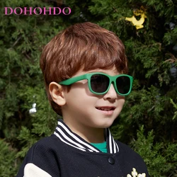 Kids TR90 Polarized Sunglasses 1 2 3 Years Boys Girl Safety Glasses Baby Infant Shades Eyewear Anti UV400 Soft Frame With Cord