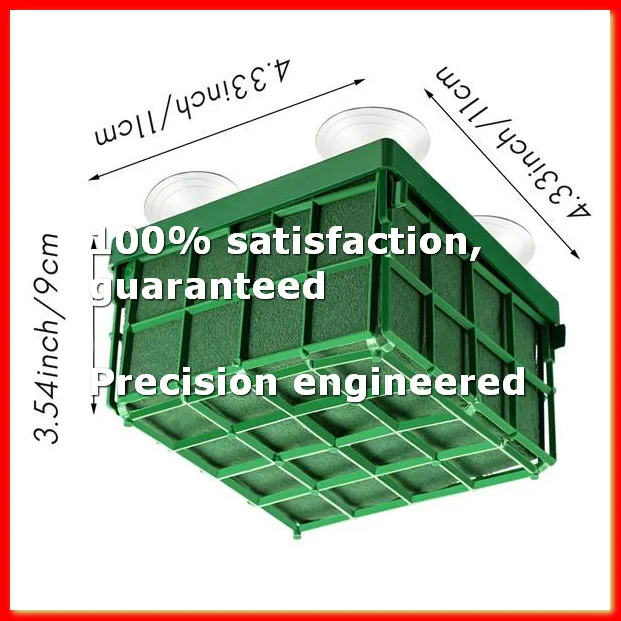 6Pcs Floral Foam Cage Flower Holder with Floral Foam and Suction Cup for Wedding Table Centerpiece Floral Arrangement-A23R
