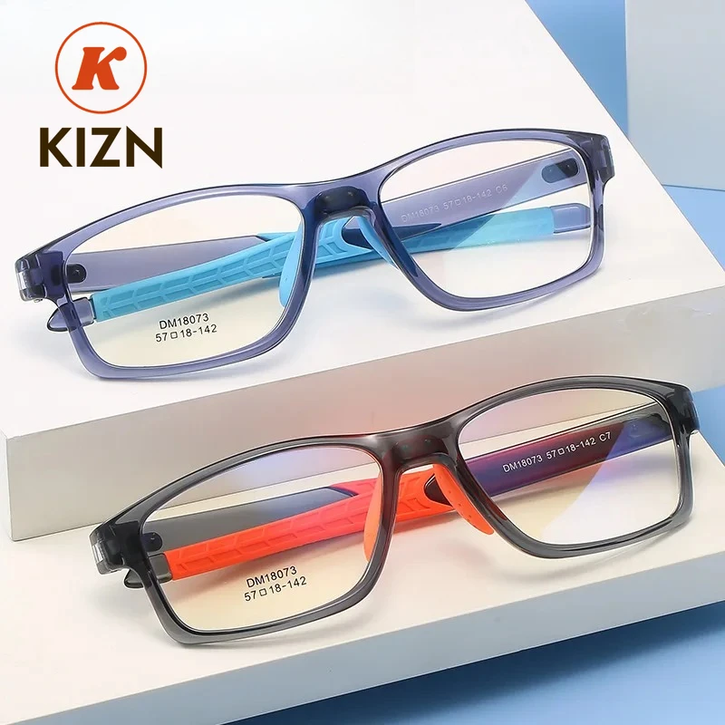 

KIZN 57-18-142 Sports Glasses TR90 Optical Prescription Custom Astigmatism Correction Myopia Hyperopia Large Frame +50+75+100+12