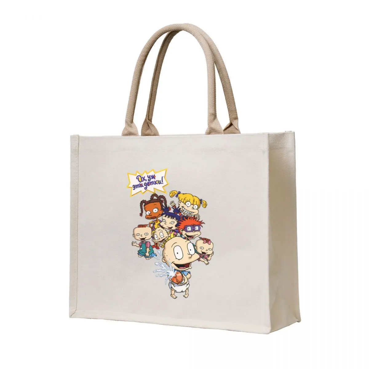 

rugrats Tote Bag tote bags men Custom bag Woman shopper bag