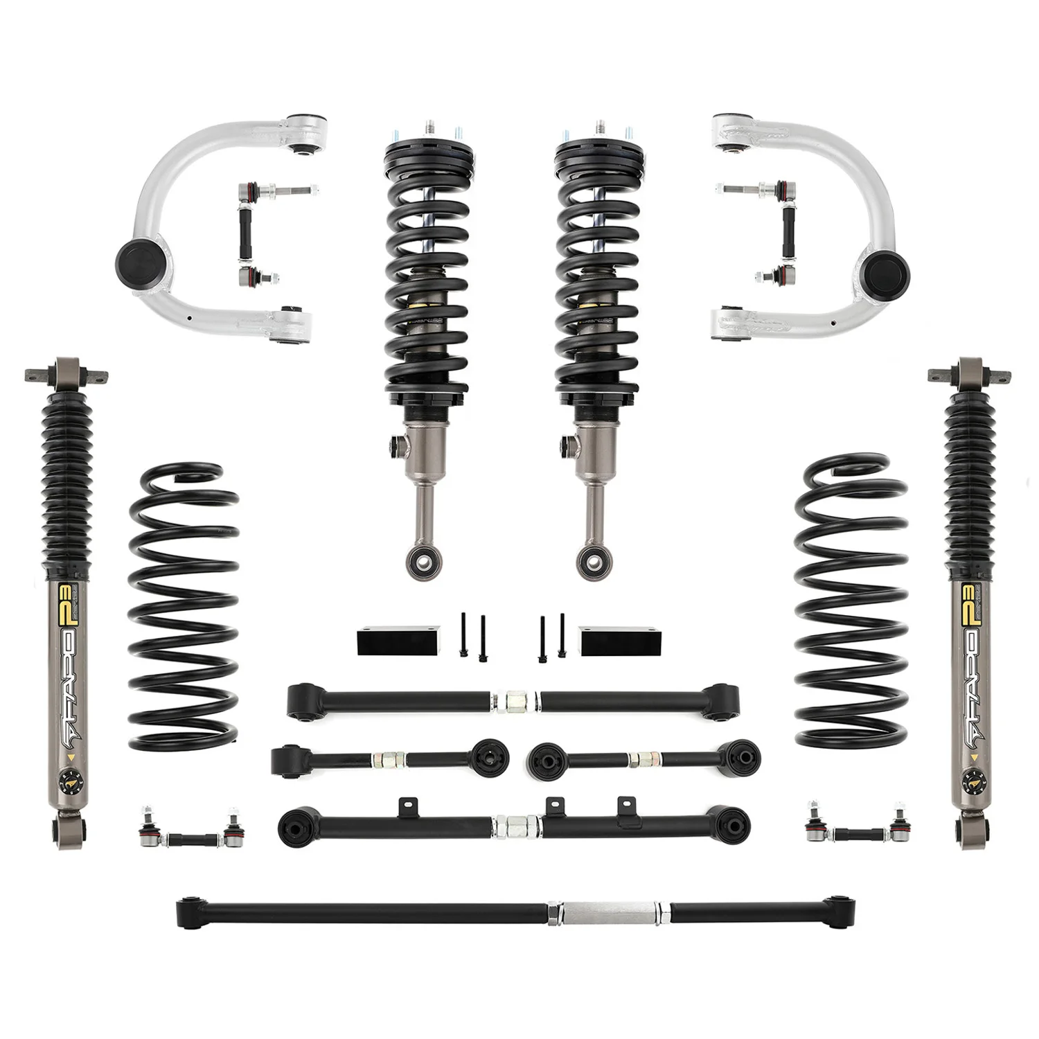 

FAPO TY368601 Высокопроизводительные комплекты подъема 2 дюйма Coilover 4x4 Автомобильная подвеска Универсальные амортизаторы Coilover для Wey Tank 300