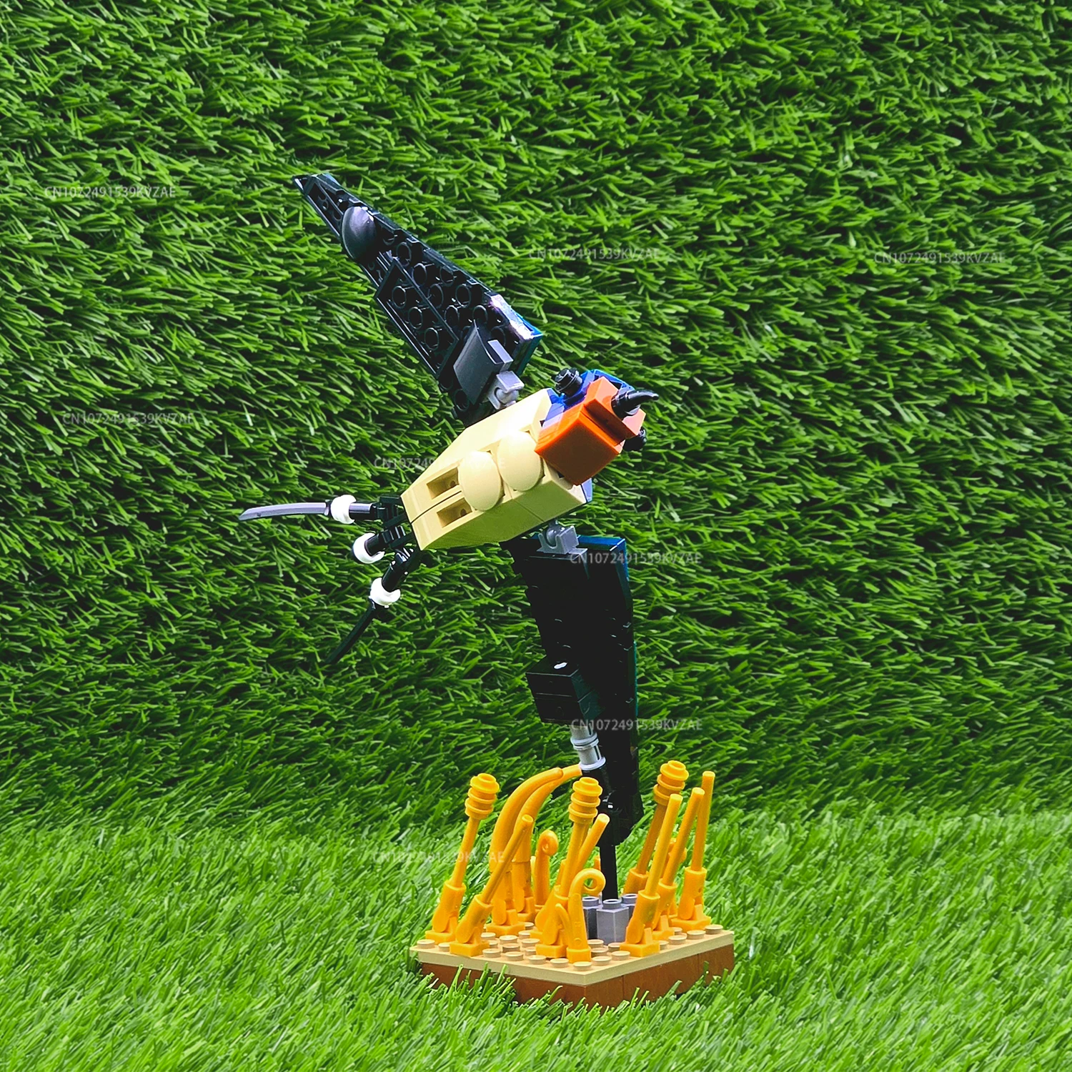 MOC Barn Swallow Wild Goose Building Blocks Animal Flying Bird Natural Style Model Idea Set Bricks Assembly Toys Xmas Gift view 5