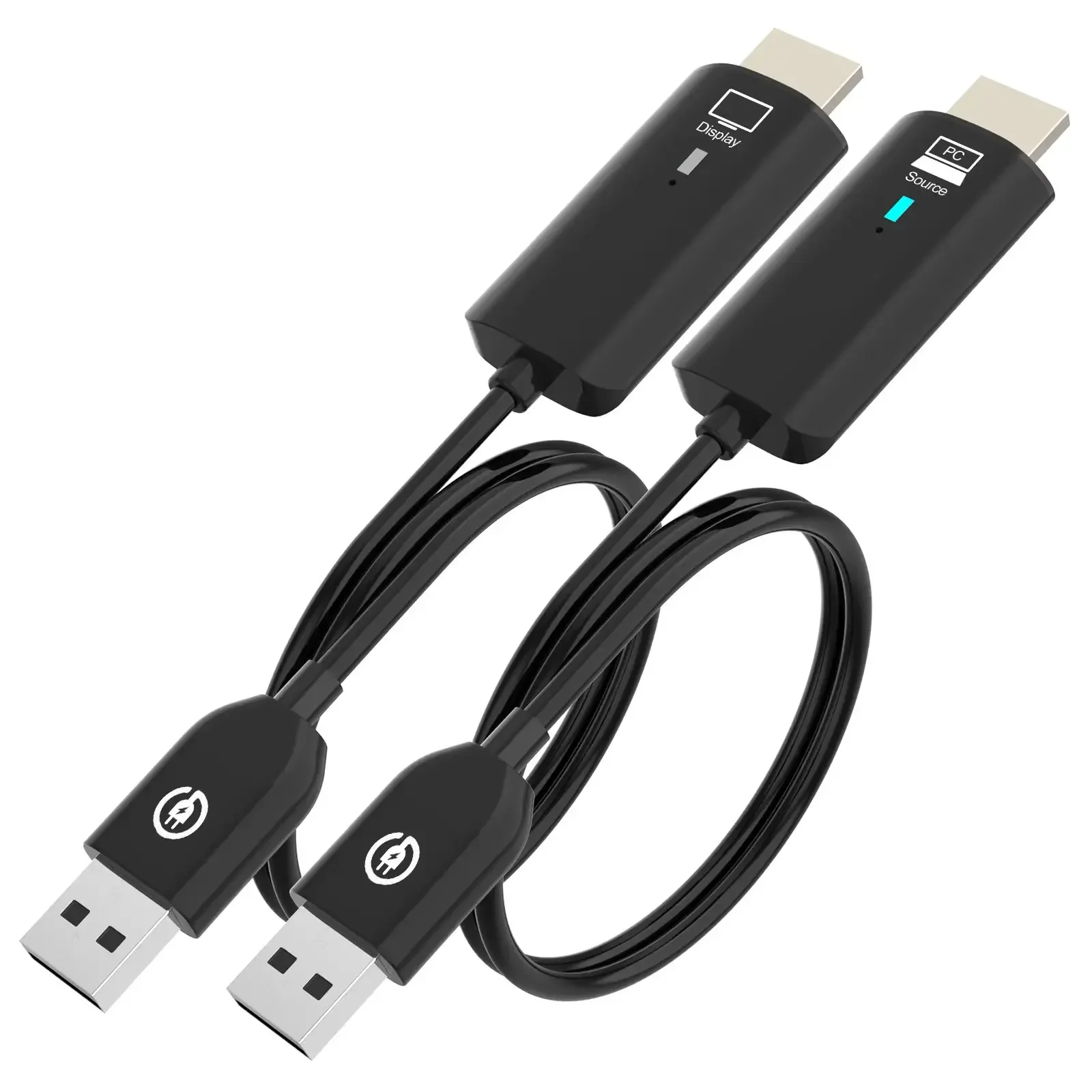 

Передатчик и приемник eppfun беспроводной USB C /HDMI, расширитель дисплея, адаптер, модем для телевизора, монитора, проектора, переключатель для ПК, Iphone 15