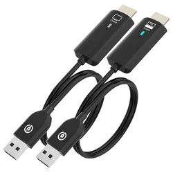 eppfun Wireless HDMI Transmitter & Receiver Extender Display Adapter Dongle for TV Monitor Projector switch PC Iphone 15