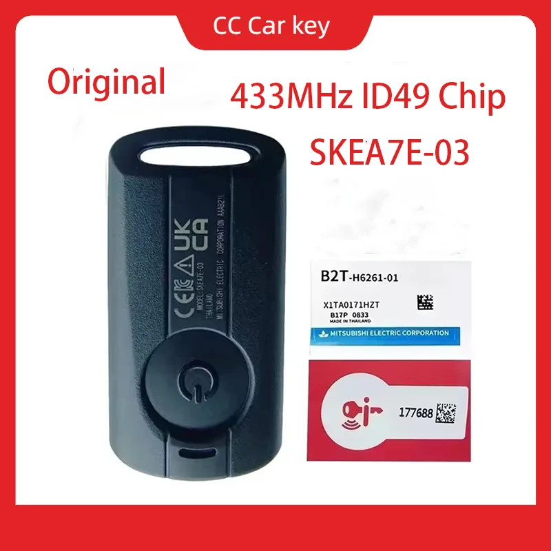 

Original Remote Control Key 433MHz ID49 Chip Model SKEA7E-03 for Yamaha AEROX JAUNS QBIX XMAX NVX Motorcycle