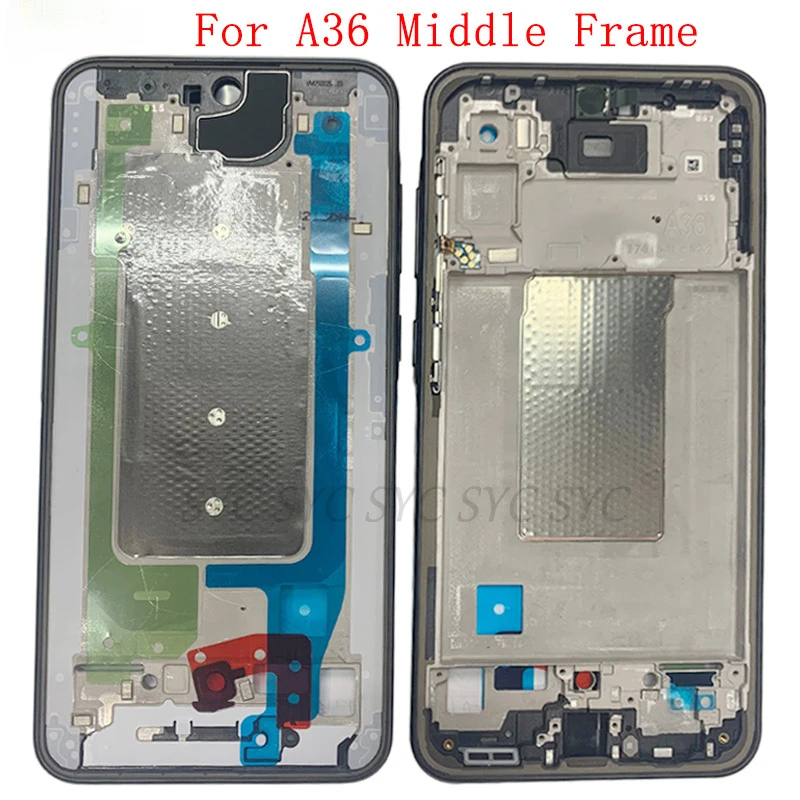 

Middle Frame Center Chassis Cover Housing For Samsung A36 A366 Phone Metal LCD Frame Repair Parts