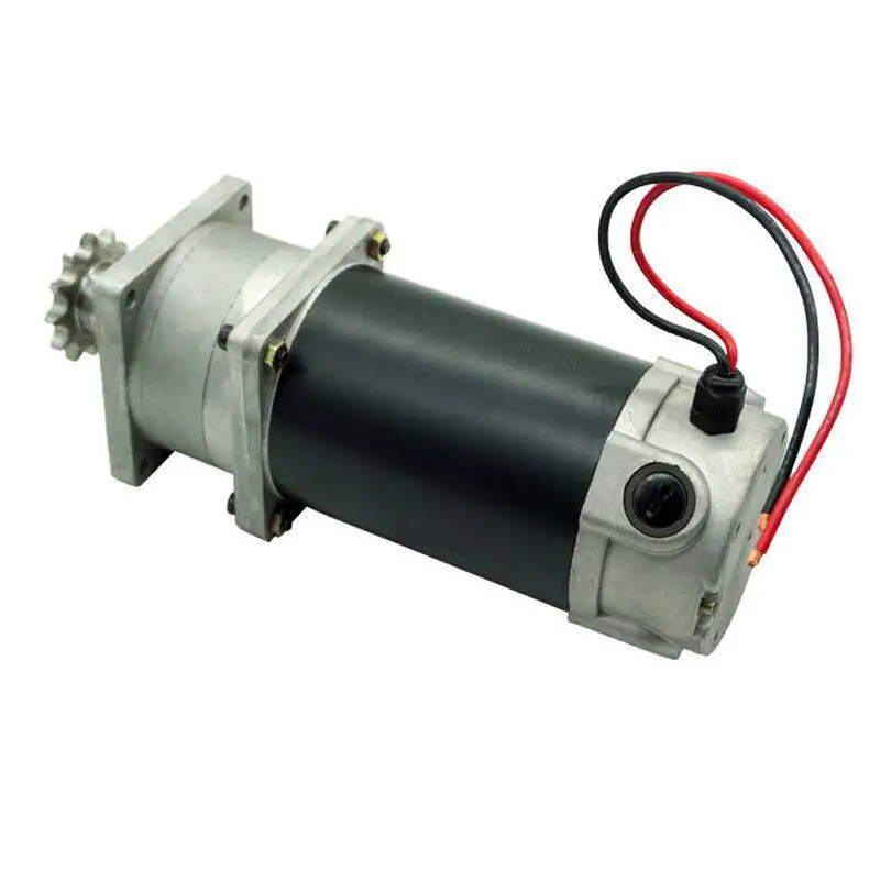 Sowing and Fertilizing Dual-box Motor 12V 24V 380W DC Motor 90 Planetary Reduction with Large Torque Corn Treadmill 12 Teeth 428