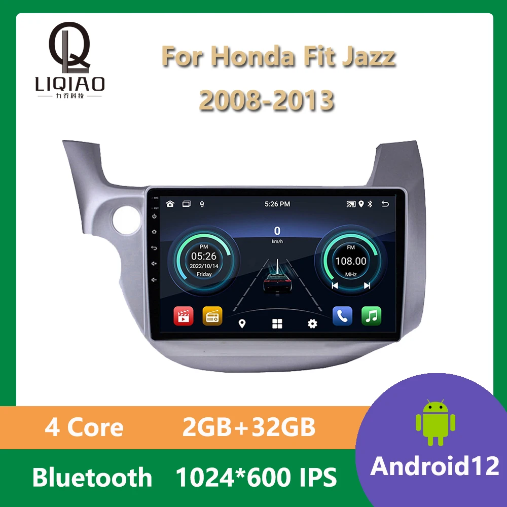 

10.1" IPS Car Radio GPS Navigation For Honda Fit Jazz 2008 - 2013 Right Hand Drive Multimedia Video Player 8-Core Mirror Link BT