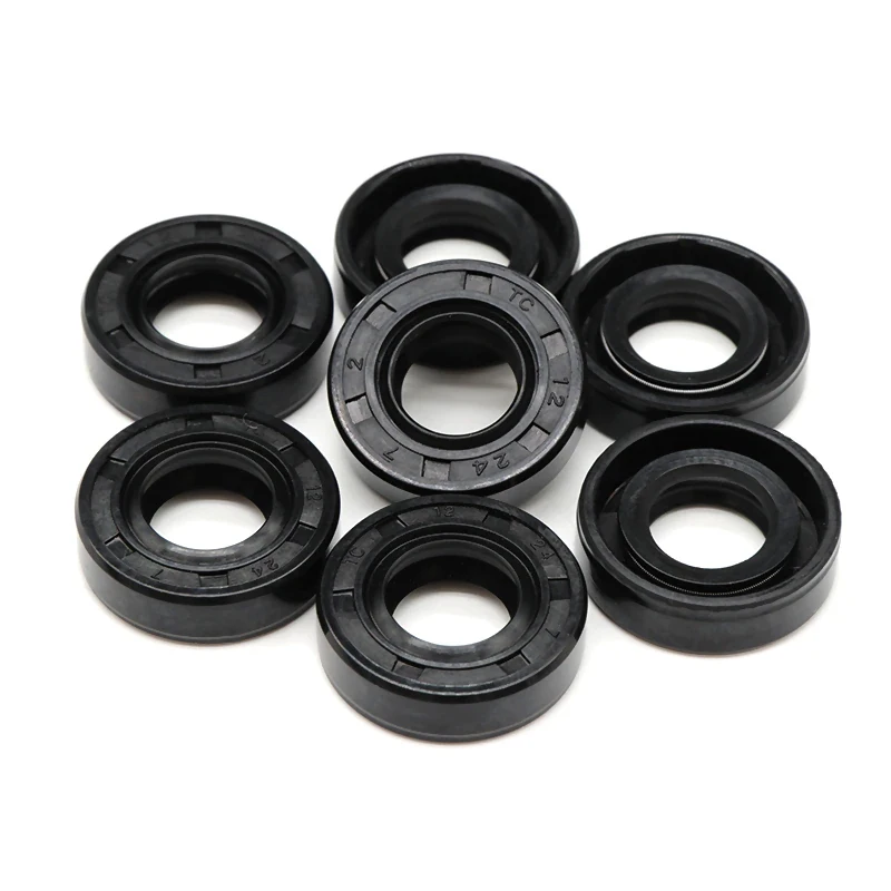 2pcs Inner Dia 8 - 25mm TC/FB/TG4 Type Skeleton Oil Seal Gaskets NBR Nitrile Rubber Lip Seals For Rotary Shafts