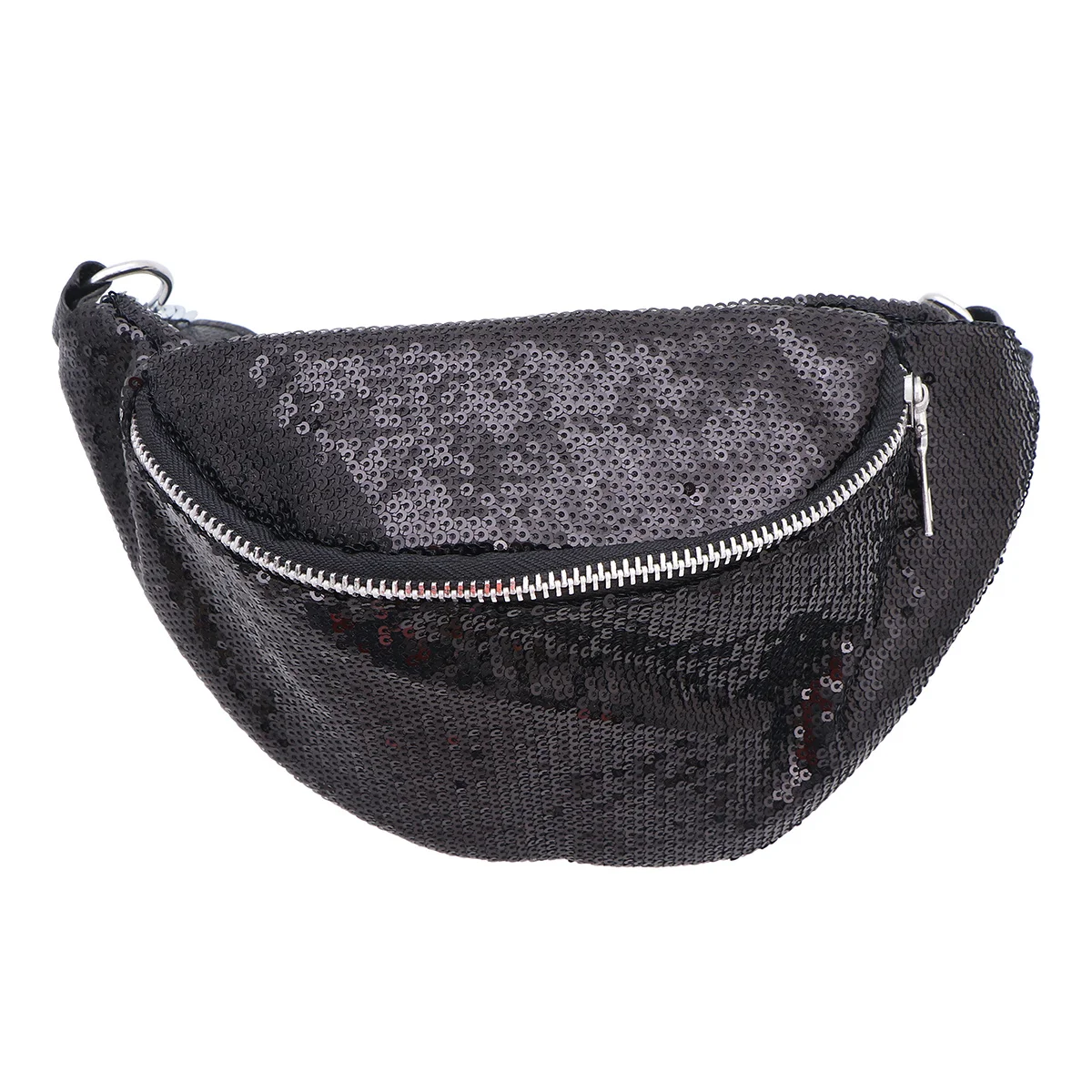 

Fashion Waist Pack Crossbody Bag Stylish Fanny Pack Silver Handbags For Running Travel Hiking Shopping Chest