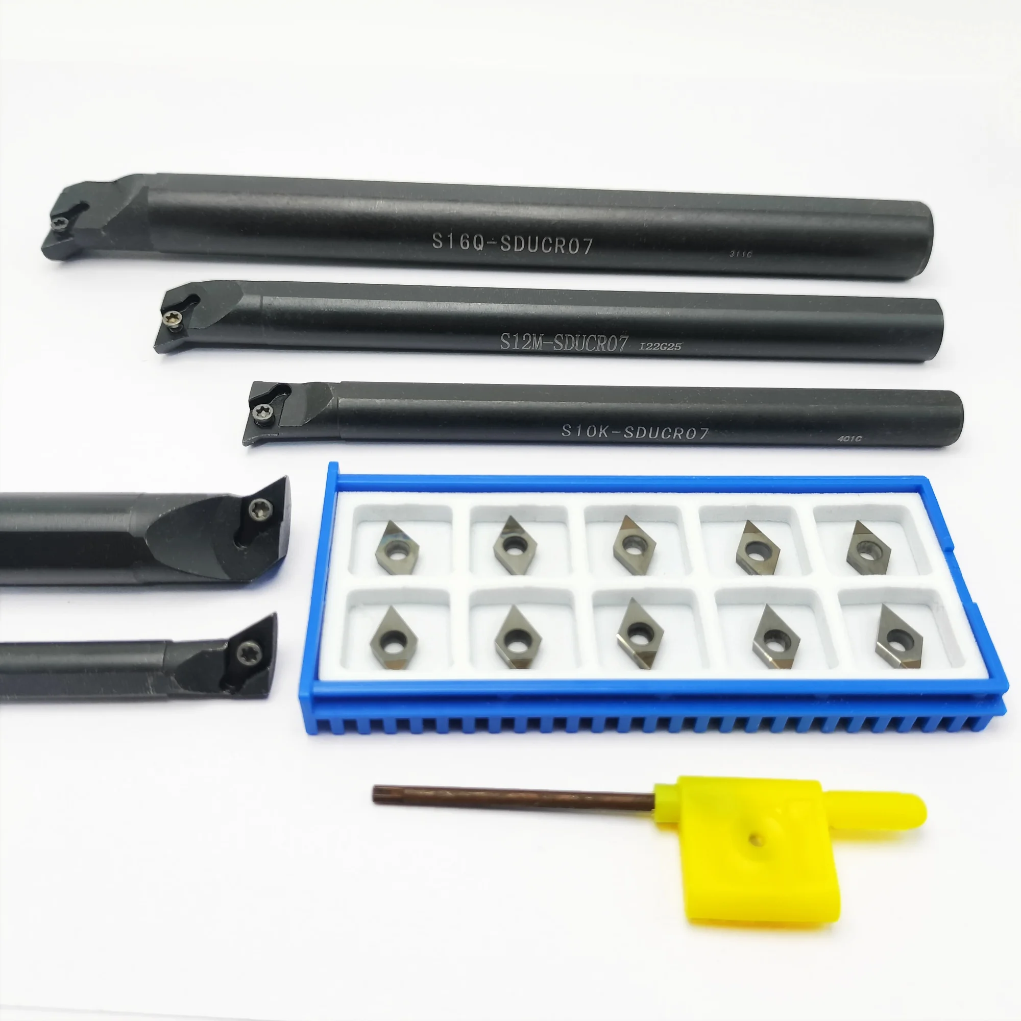 SDUCR Internal Turning Tool Holder S08K/S10K/S12M/S14N/S16Q-SDUCR07 Boring Bar DCMT Carbide Inserts Lathe Bar CNC Cutting Tools