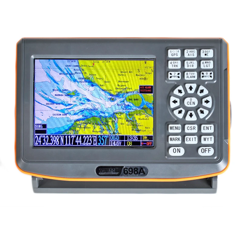 6 Inch High Power Fishing Navigation Equipment Boat Plotter Marine Gps