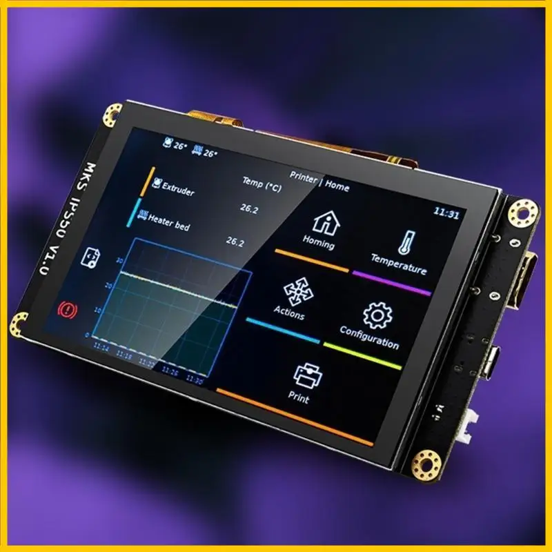 -printeronderdelen TFT -scherm MKS IPS50 5inch USB Type C 800x480 Independent