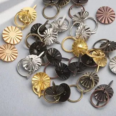 

40Pcs Decorative Mini Knob Vintage Door Knobs for Cabinet Drawer Furniture Hardware Small Pull Handles DIY Craft Accessories