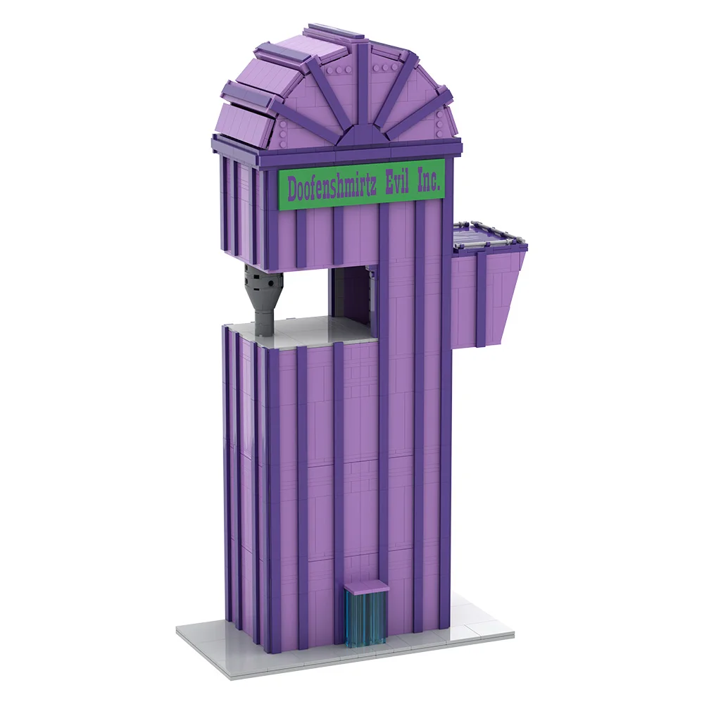 Gobricks MOC Doofenshmirtz Evil Incorporated Bricks نموذج الدكتور هاينز Doofenshmirtz اللبنات لعبة هدية