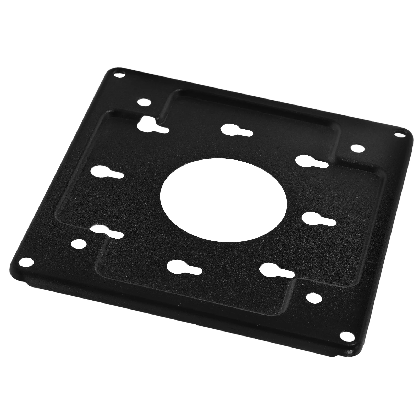 

1 set Mini PC Mount Compatible Monitor Rack Black Metal Stand Cold Rolled SteelBracket Wall Mount Display Backplate