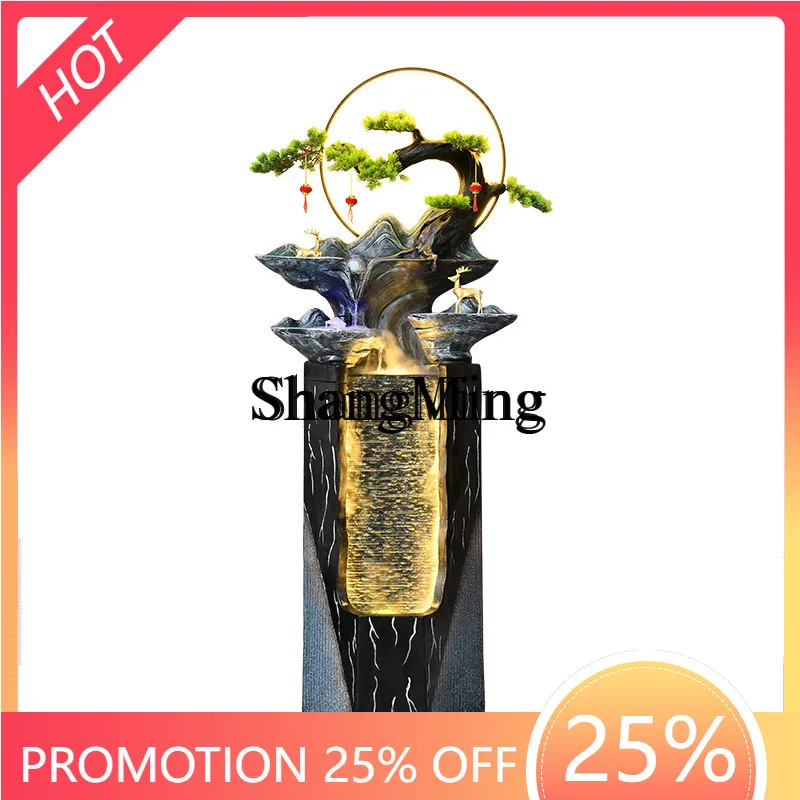 

ZYY new Chinese-style running water ornament circulating water home living room humidifier entrance decoration large