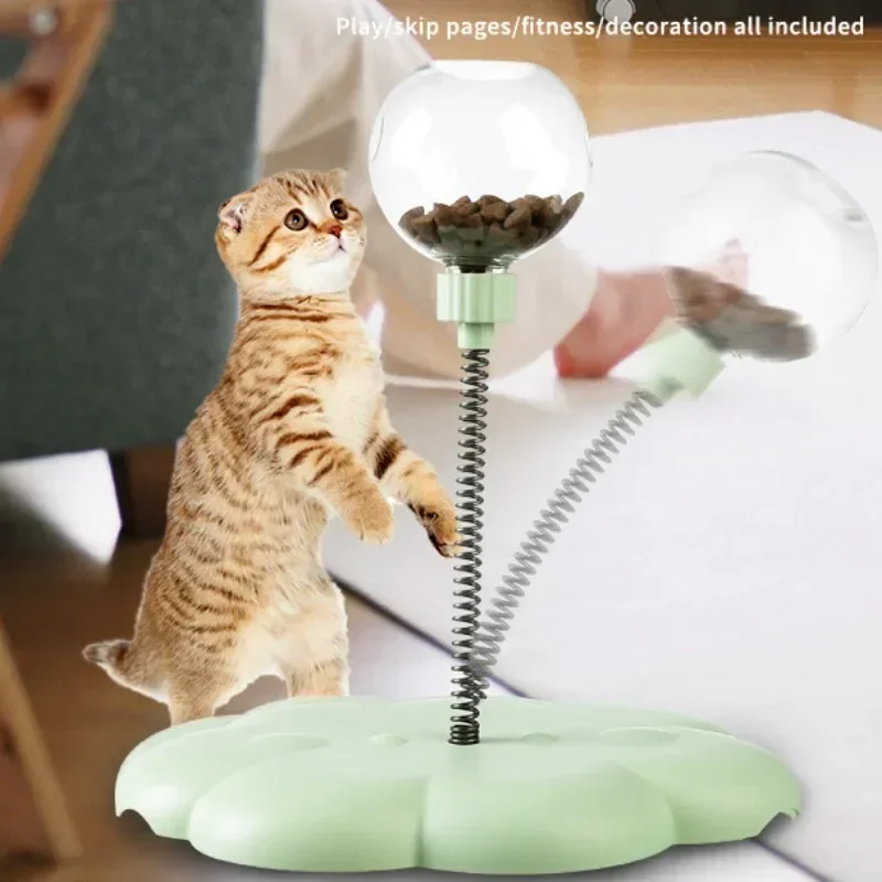 Pet Puzzle Food Leaking Ball Toy Cat Dog Interactive Treat Leaking Toy Catnip Slow Cat Dog Feeder Fun Pet Products Accessories