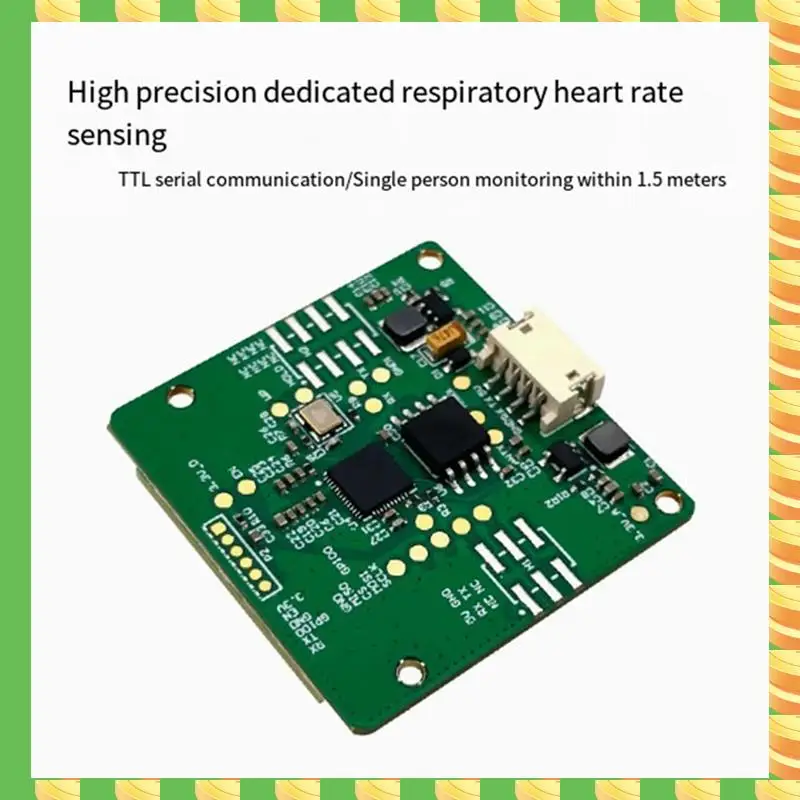 

AB53 Новый LD6002H 60G Радарный модуль обнаружения дыхания и сердцебиения младенцев Бесконтактный интеллектуальный мониторинг