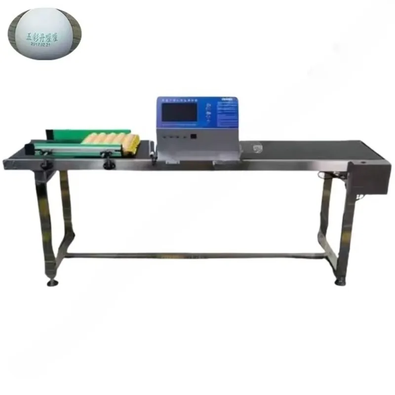 Customized Egg Stamping Machine Egg Batch Code Inkjet Printer Barcode Labeling Machine