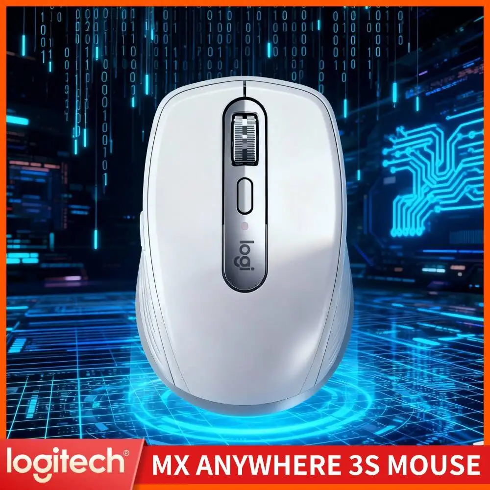 Logitech MX Anywhere 3S for Business & Productivity, Cross-Computer Cursor Flow, Quiet, 8K DPI