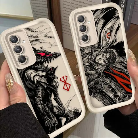 Hot Berserk Cool Guts Phone Case For Samsung Galaxy A54 A05 A05S A34 A24 A14 A53 A33 A23 A13 A52 A52S A71 A51 A31 A50 Back Cover