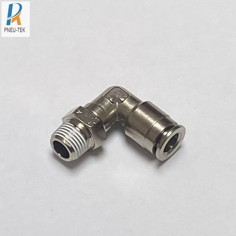 موصل سريع لهيكل القصب، موصل سريع مطلي بالنيكل النحاسي، تركيبات الدفع، تركيبات الأنابيب MPL1/4-NPT1/8