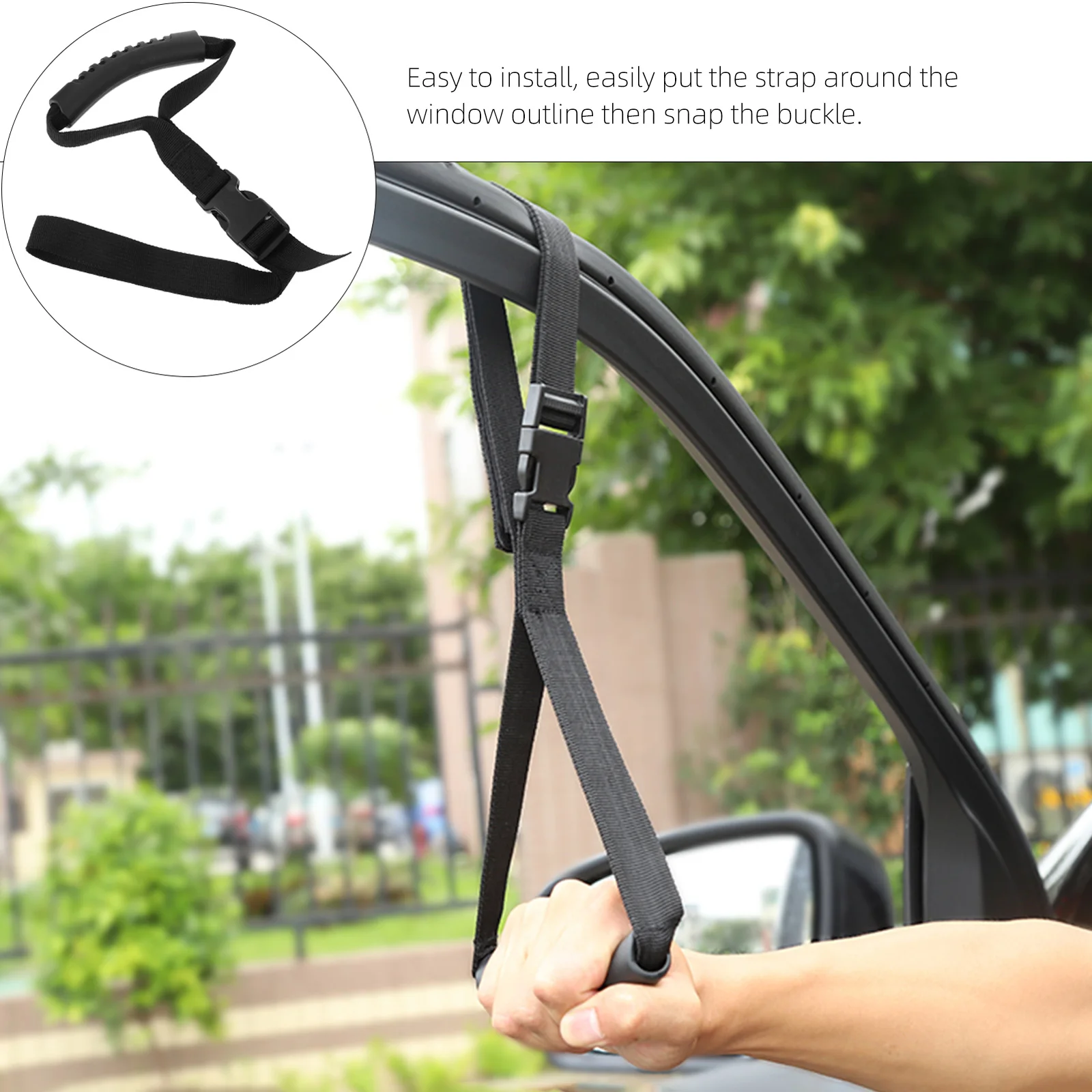 

1Pcs Automotive Car Safety Support Handle Ergonomic Design for Easy Entry Exit Vehicle Standing Aid Grip