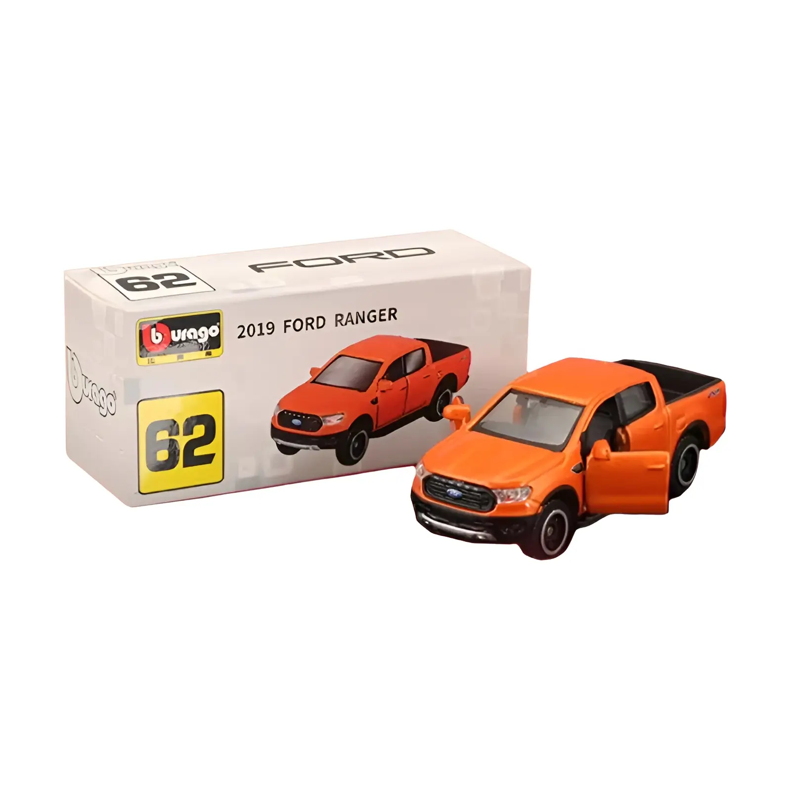 Bburago-Ford GT500 Modelo Múltiplo Pequena Coleção Modelo De Liga De Carro, Presente De Brinquedo, Decoração De Cena, Clássica E Requintada, 1:64