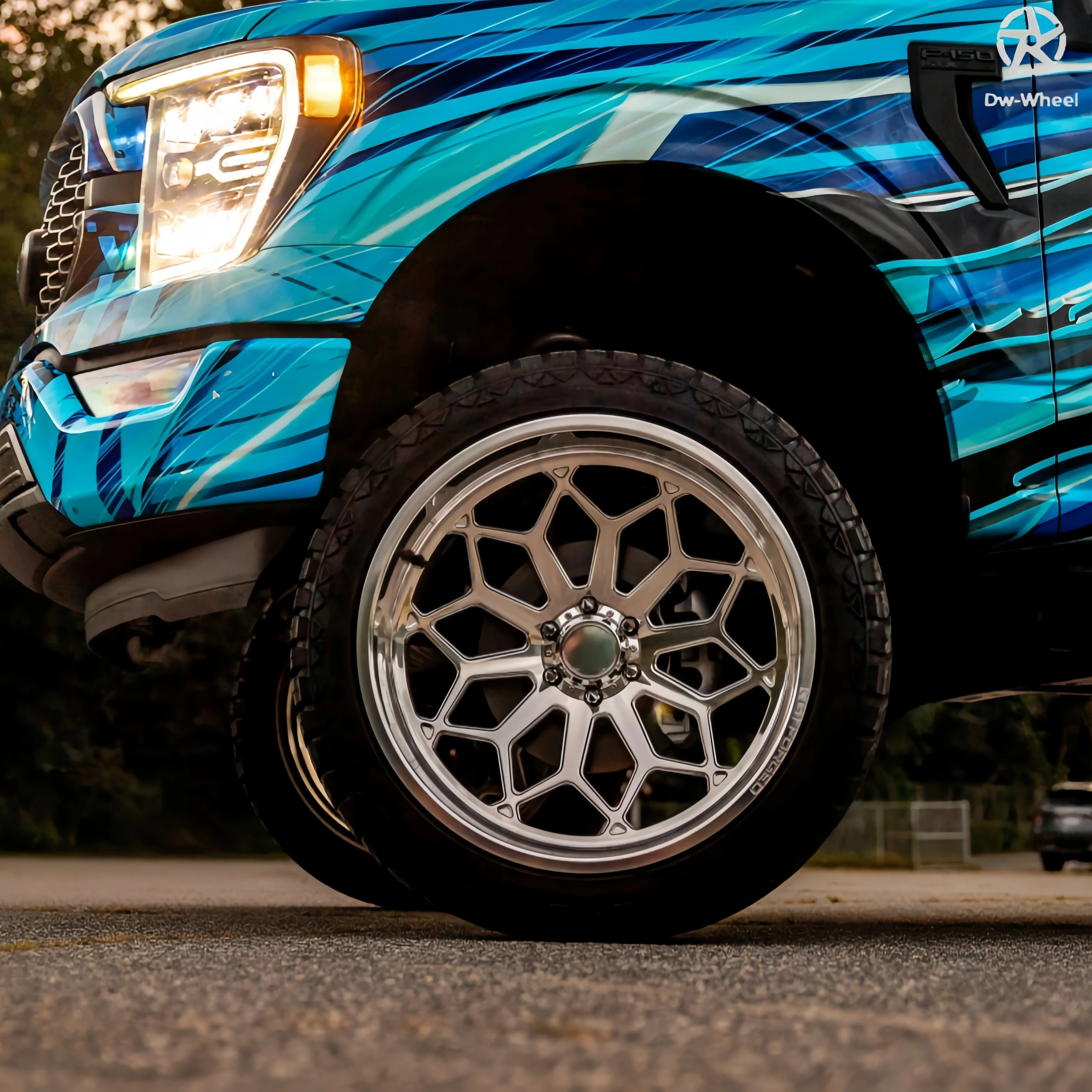 

DW Deep Dish Wheels 24x12 24x14 8x170 Alloy Forged Truck Rims For Silverado 1500 2500 3500 Passenger Car