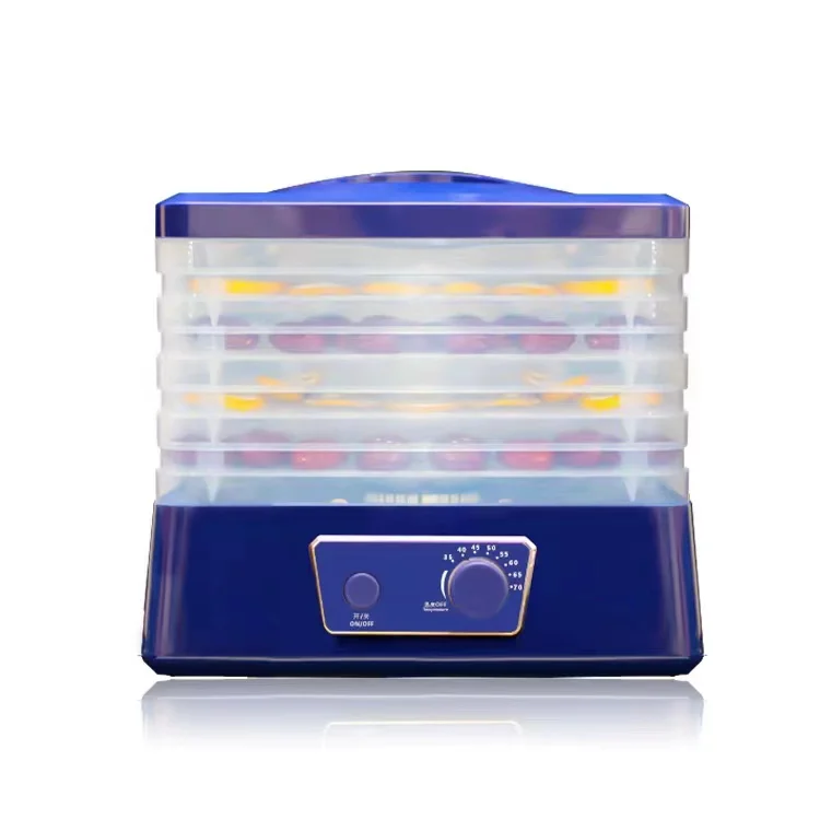 

5 Trays Square Household Garlic Spice Dehydrator Pineapple Fruit Drying Machine Fish Sea Food Dryer