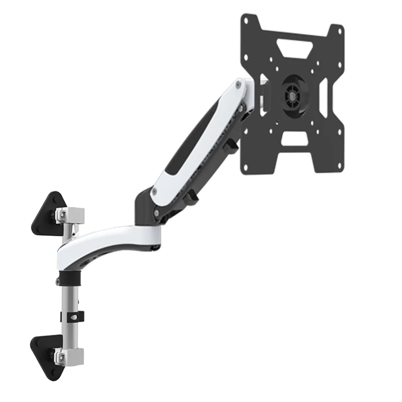 Suporte de parede para TV de 43 polegadas, mola a gás, movimento completo, suporte para TV