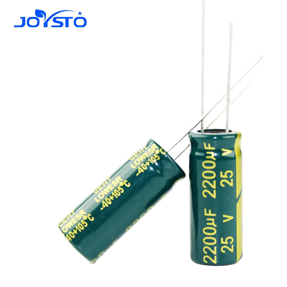 10 pcs Aluminum electrolytic capacitor 2200 uF 25 V 10 * 20 mm 13 X 21MM Radial Electrolytic kapasitor