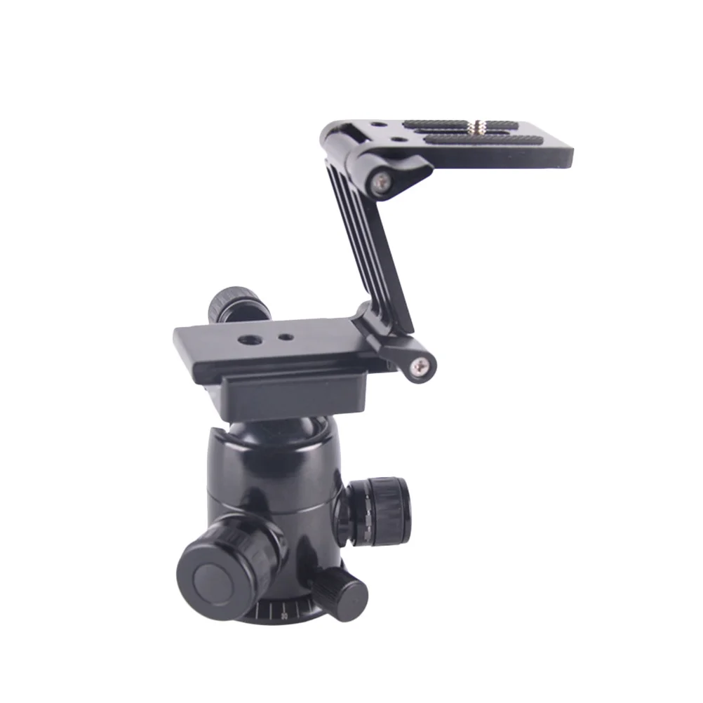 

Quick Folding Tripod Z Shape HeadBracket Lightweight Portable CNC Aluminum Tilt Vertical Horizontal Shooting Angle Adjustable