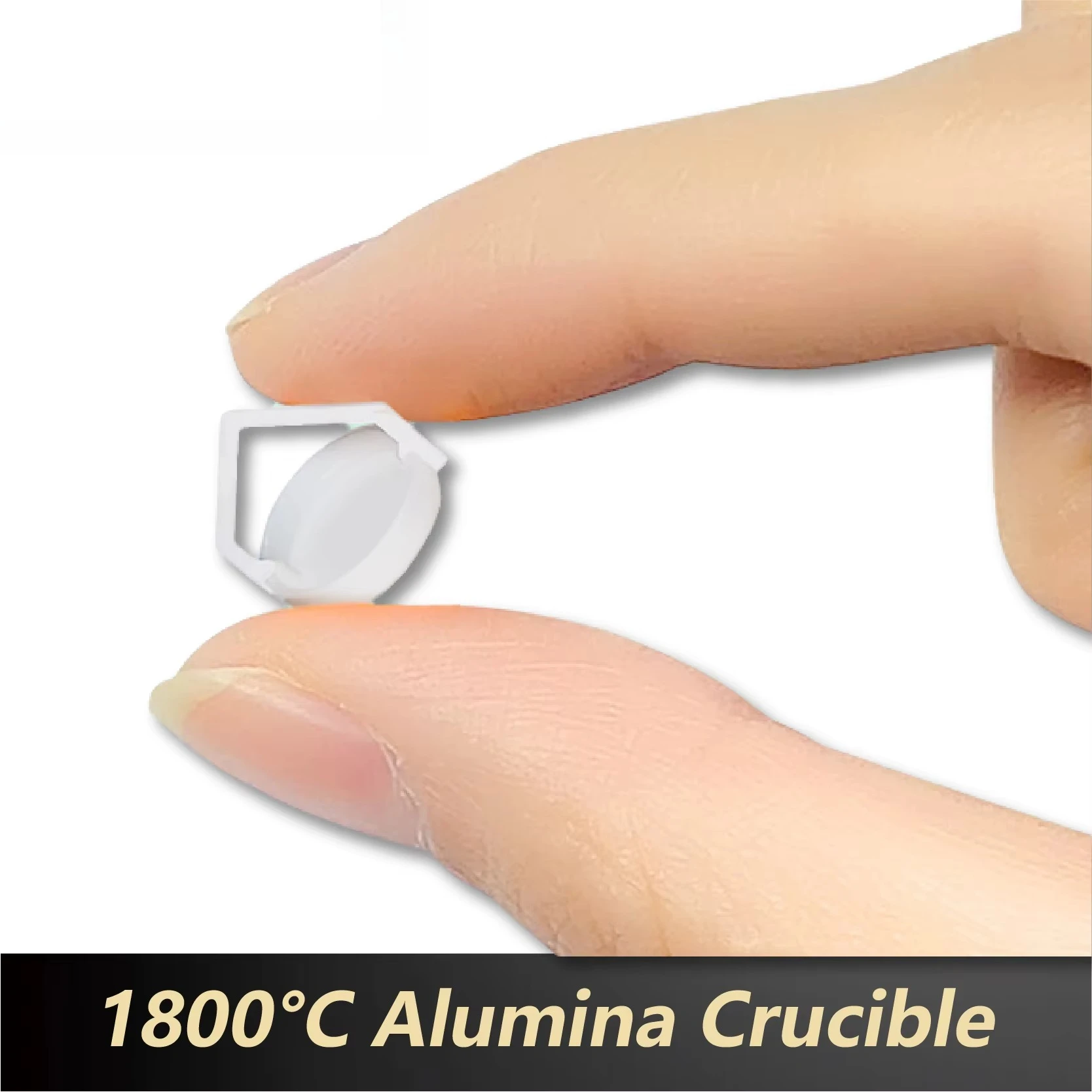 1800C Alumina Crucible Ceramic Hanging Basket TA PE Alumina Ceramic Crucible Laboratory Furnace Cup For Lab