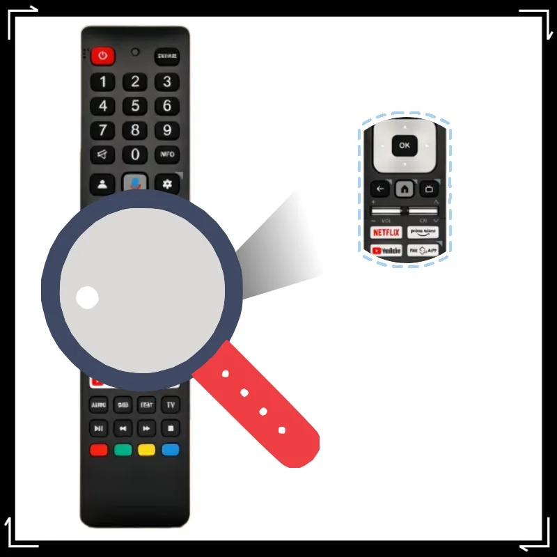 

Wireless Voice Remote Controller RMC-0147N, Premium Replacement for Sharp Smart LCD Android TV Home Entertainment System