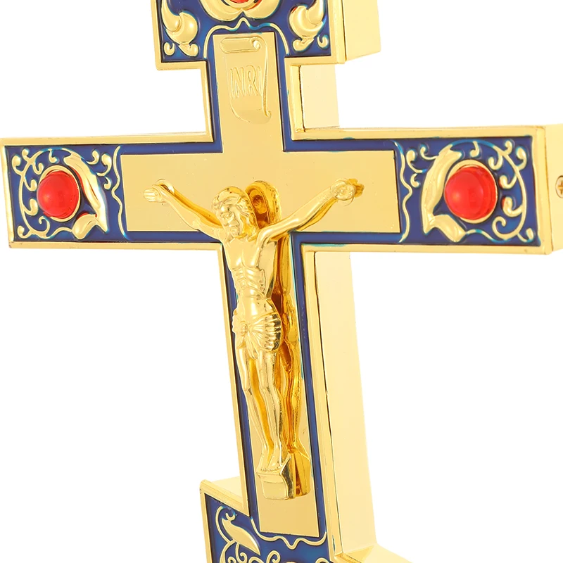 Neues Orthodoxes Kreuz Jesus-Kruzifix Kirchendekoration Christliche Dekoration Russische Religiöse Orthodoxe Kirchenartikel Hängende Kreuze – Detail 11