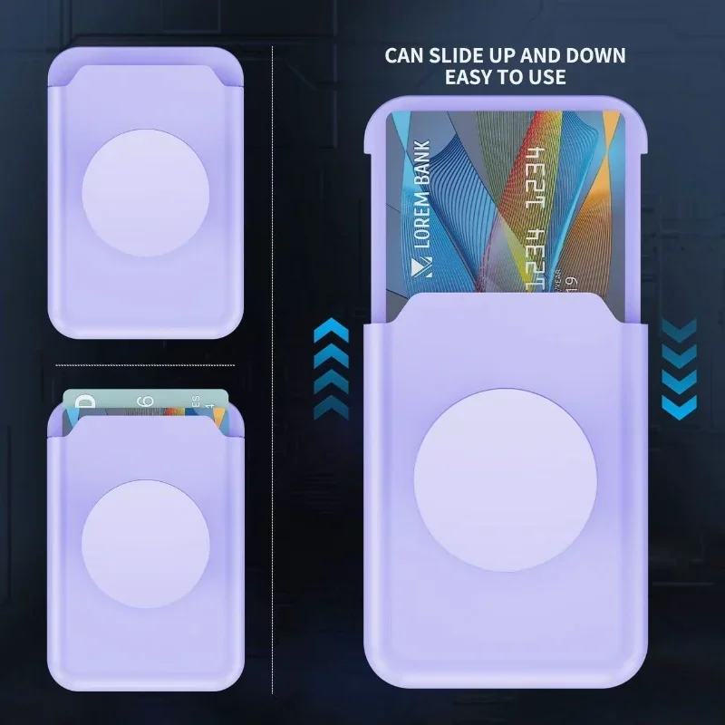 

Ysm для держателя карт Magsafe, магнитный кошелек с карманным гнездом, расширяющийся чехол-подставка для пальца 2025, ForiPhone 16, 15, 17 Pro Max Smausng