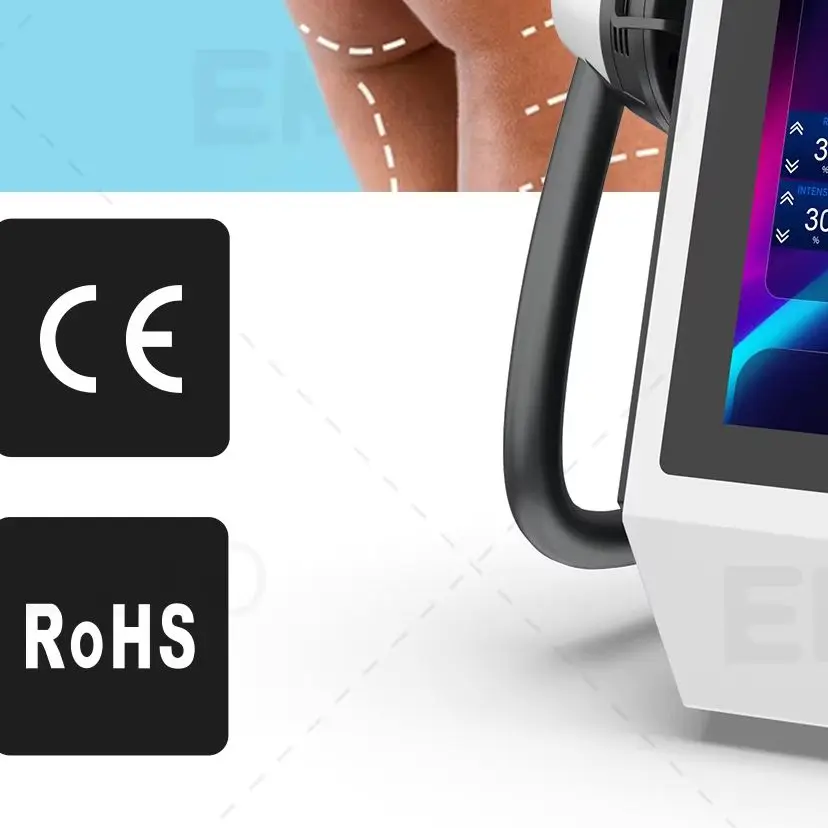 Myoslim Ems Body Sculpting Machine Neo RF Muscle Stimulator Machine 15 Tesla 6500W 200HZ Electromagnetic Slimming Weight Lose