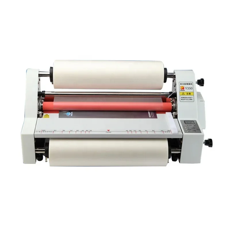 A4 A5 A6 Size Hot Roll Laminator 260mm Heat And Cold Mount Laminating Machine