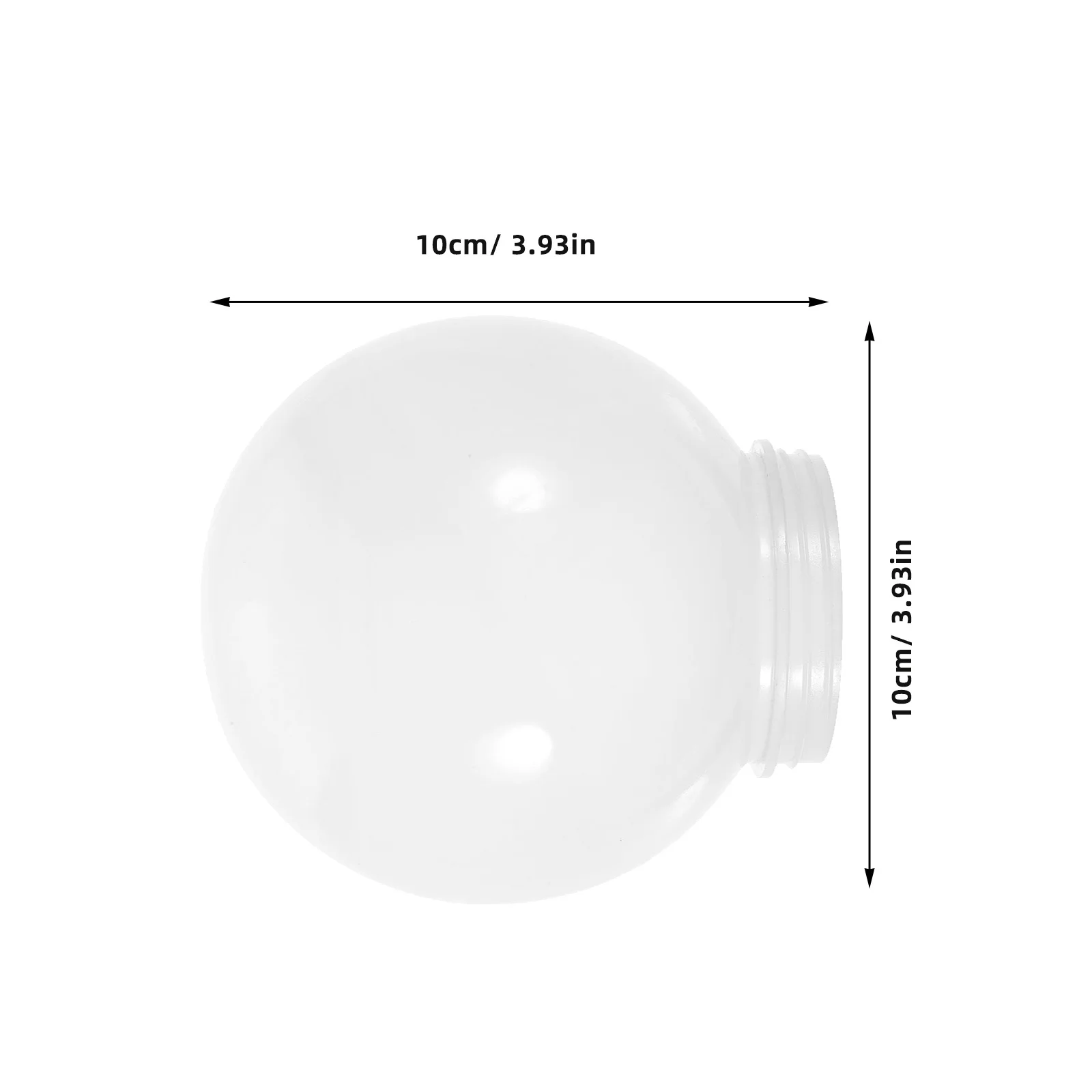 Сферический акриловый абажур, прочный, износостойкий, художественный абажур для настенного светильника, простая установка, декоративный глобус, светильник