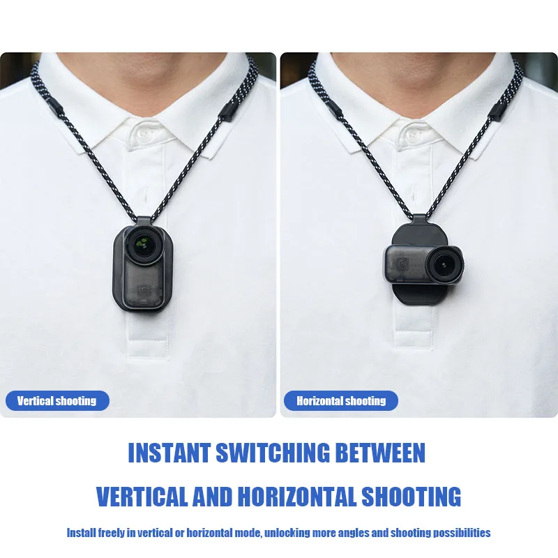 VOLODYMYR ميكروفون مغناطيسي يتم ارتداؤه على الرقبة لـ OSMO NanoGO 3/3S لشخص أول ميكروفون للرماية ملحقات الكاميرا #3