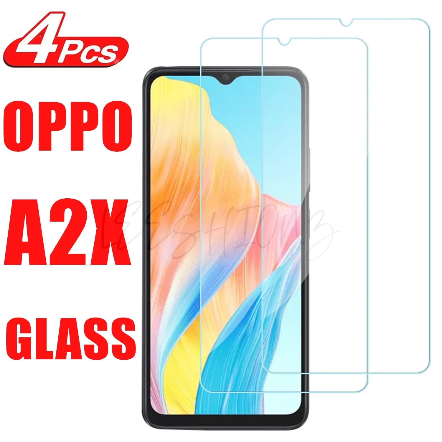 

2/4Pcs 10D Screen Protector Glass For OPPO A2X Tempered Glass Film